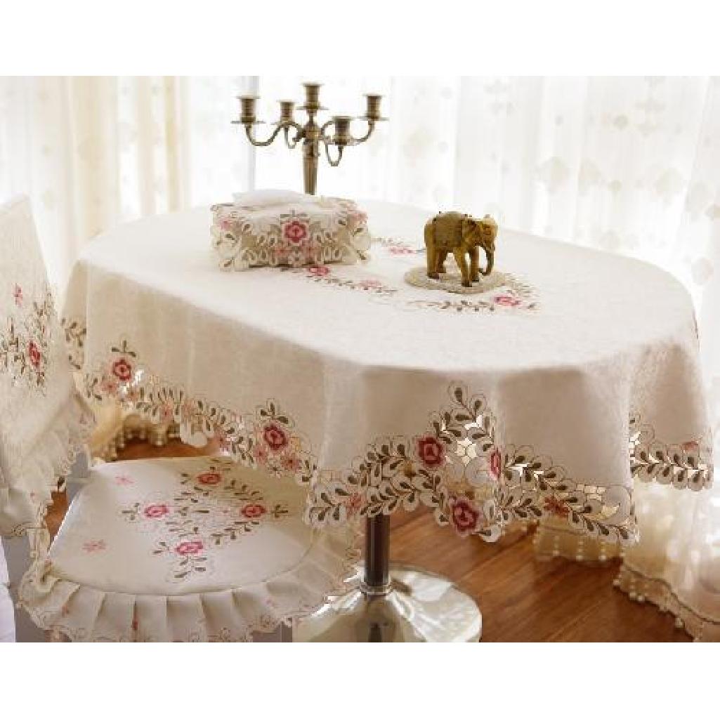 oval kitchen table cloth