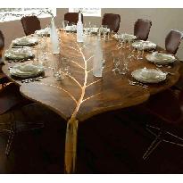 Leaf Shaped Dinner Table