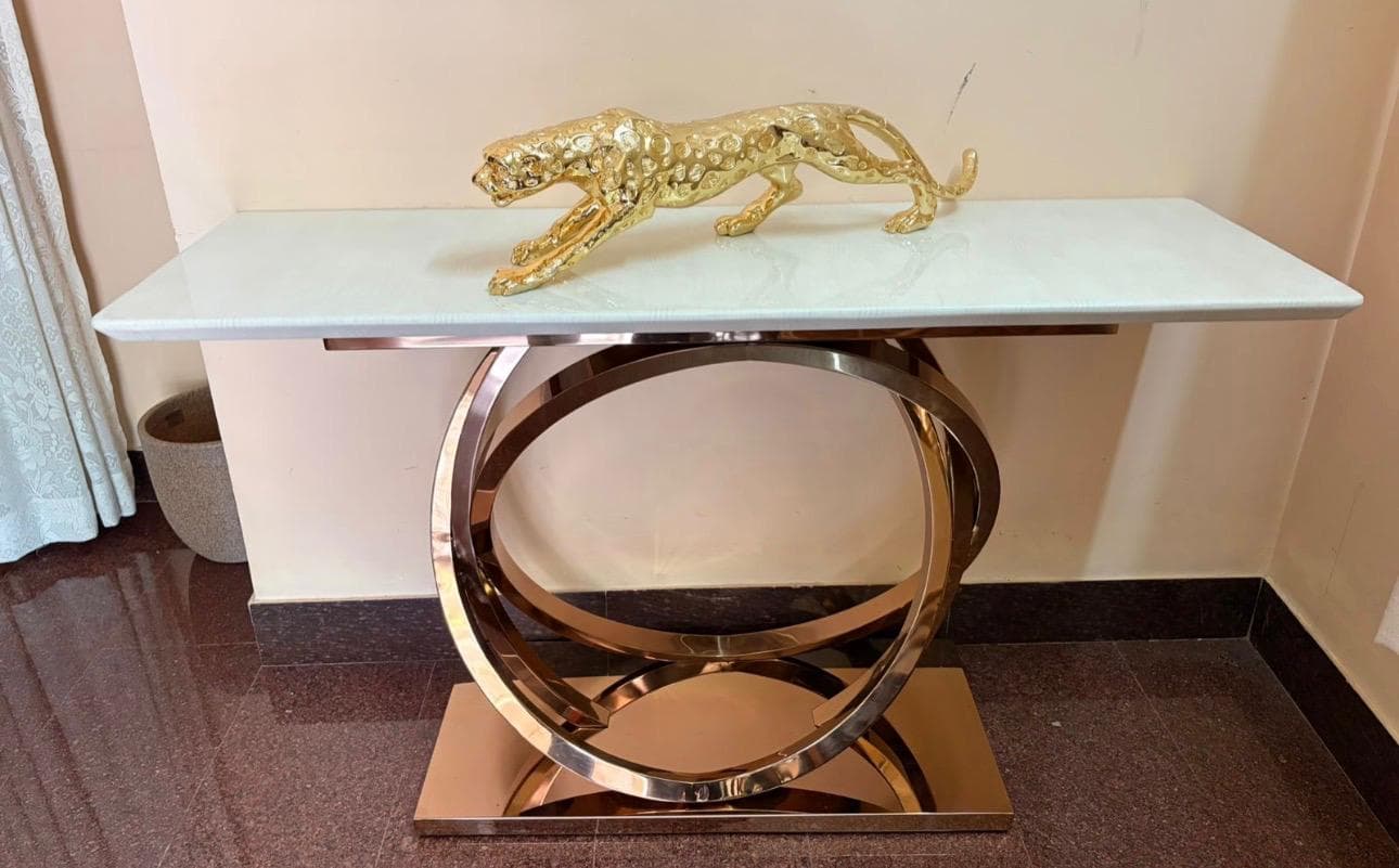 Luxe Circular Console Table