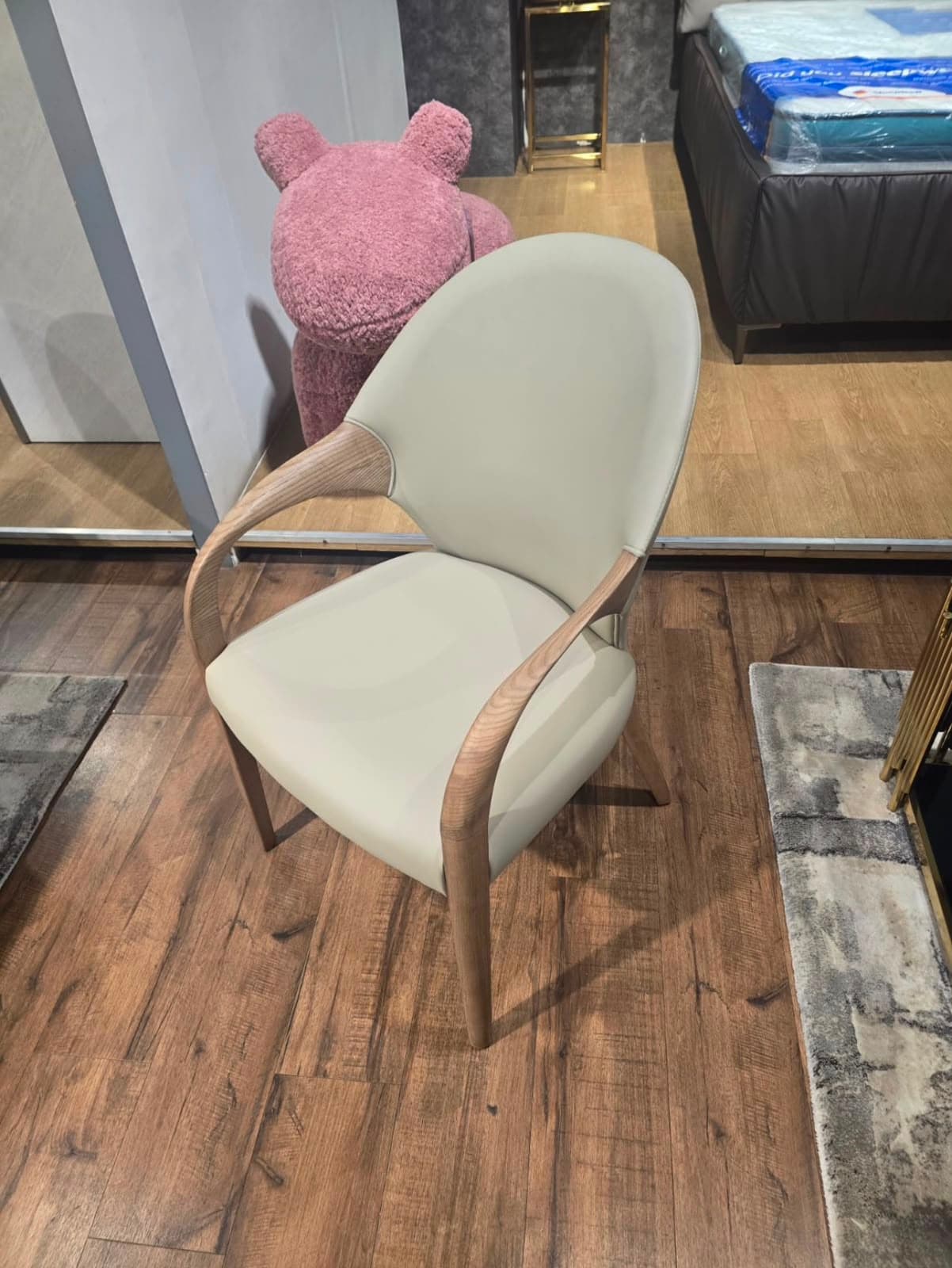 Wooden Frame Accent Chair