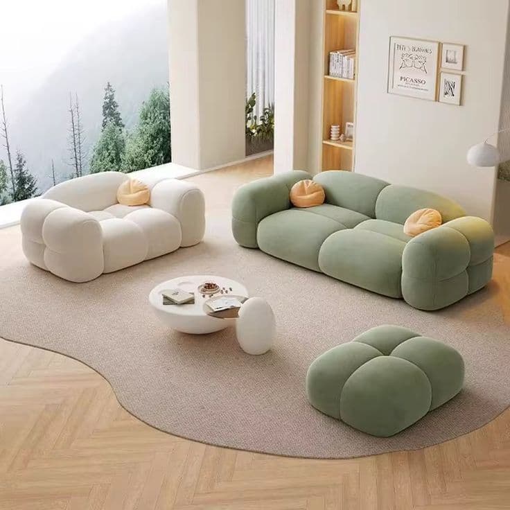 Curved Sofa Set