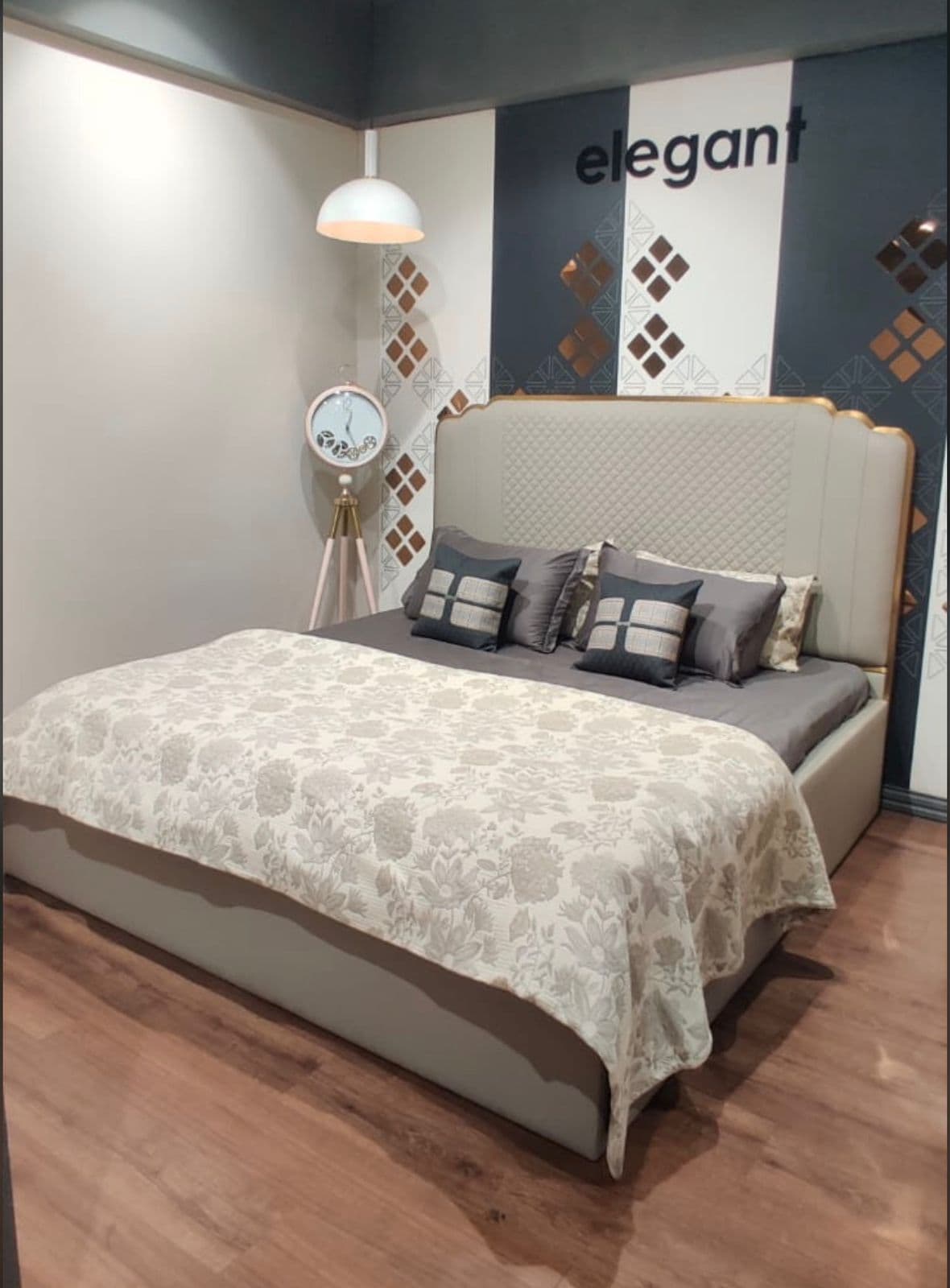 Quilted Panel Bed